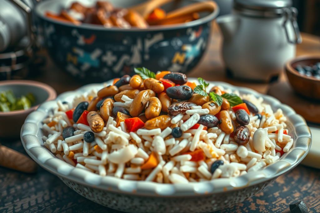 Receta deliciosa de frejoles con arroz: ¡Aprende a preparar este clásico platillo!