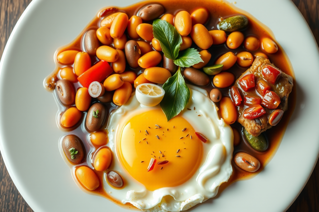 Receta fácil de frijoles con huevo: ¡una deliciosa combinación para tu comida!