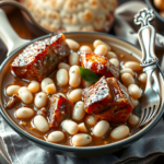 Receta de frijoles blancos con cerdo: ¡Una combinación deliciosa y fácil de preparar!