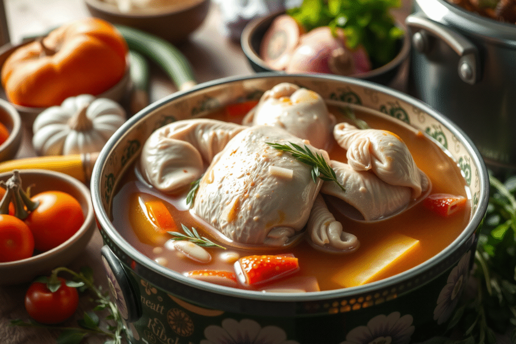 Receta de caldo de pollo casero: ¡Delicioso y fácil de preparar!