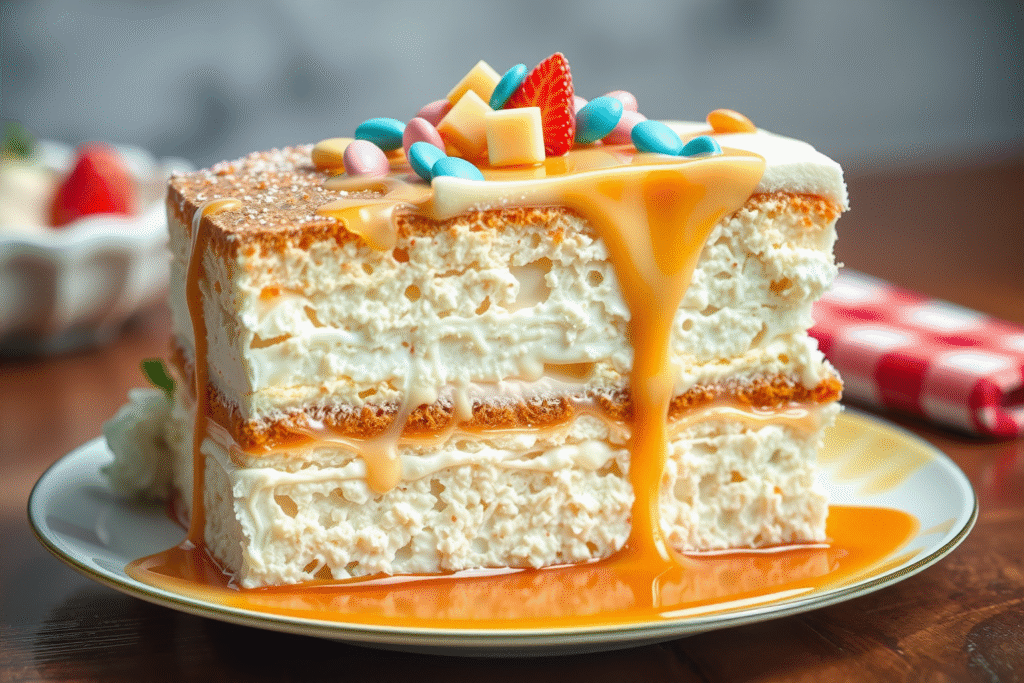 Receta fácil y deliciosa de torta de 3 leches: ¡Sorprende con este postre irresistiblemente esponjoso!