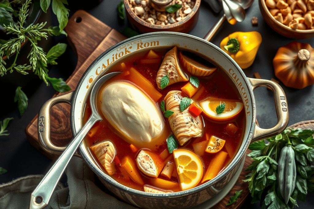Receta fácil y deliciosa de caldo de pollo casero: ¡perfecto para cualquier ocasión!