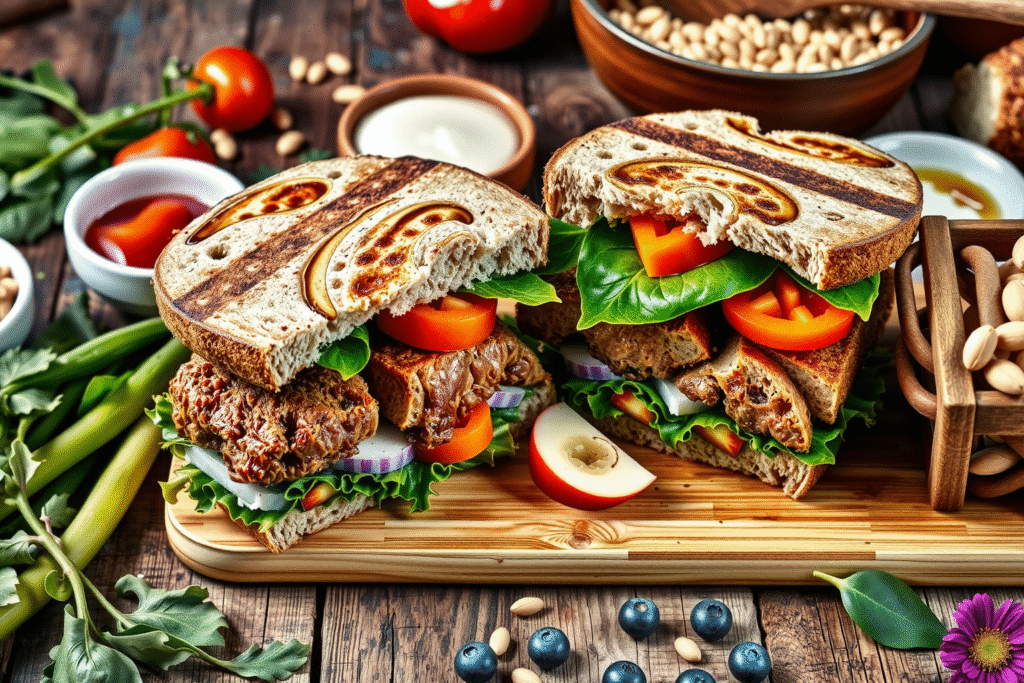 Deliciosos sandwiches veganos: recetas fáciles y saludables