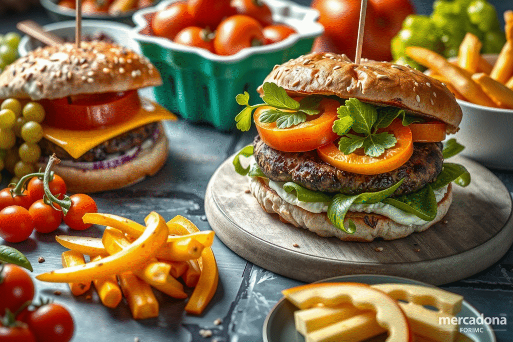 Hamburguesas vegetarianas Mercadona: opciones deliciosas y saludables en tu supermercado de confianza